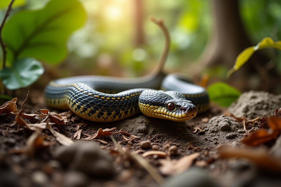 Rare python species encounter